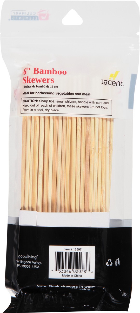 slide 10 of 12, Culinary Elements Good Living Orange Tango Bamboo Skewers, 100 ct