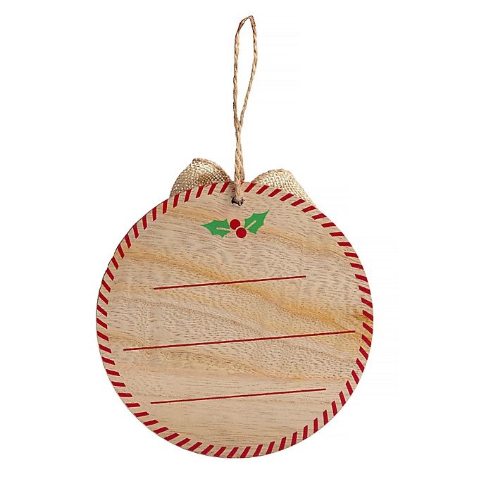 slide 3 of 9, Pearhead Babyprints Wooden Ornament and Paint Kit, 3 ct
