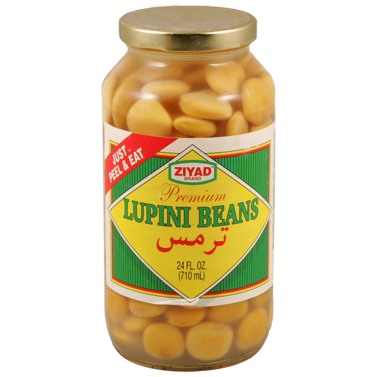 slide 1 of 1, Ziyad Premium Lupini Beans, 24 oz