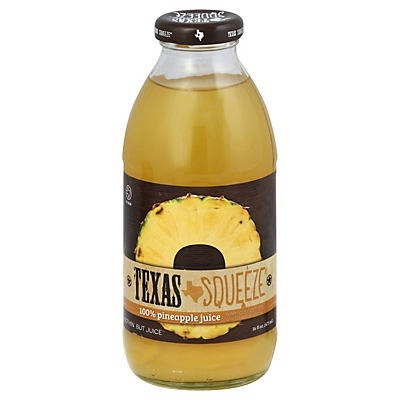 slide 1 of 4, Texas Squeeze 100% Pineapple Juice - 16 oz, 16 oz