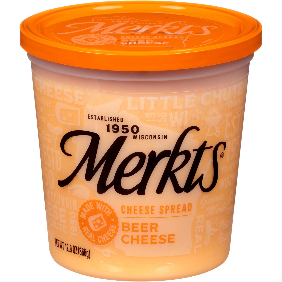 slide 1 of 10, MERKTS Spreadable Cheese, 12.9 oz