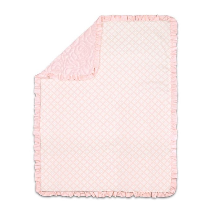 slide 1 of 1, The Peanutshell Rose Baby Blanket - Pink, 1 ct