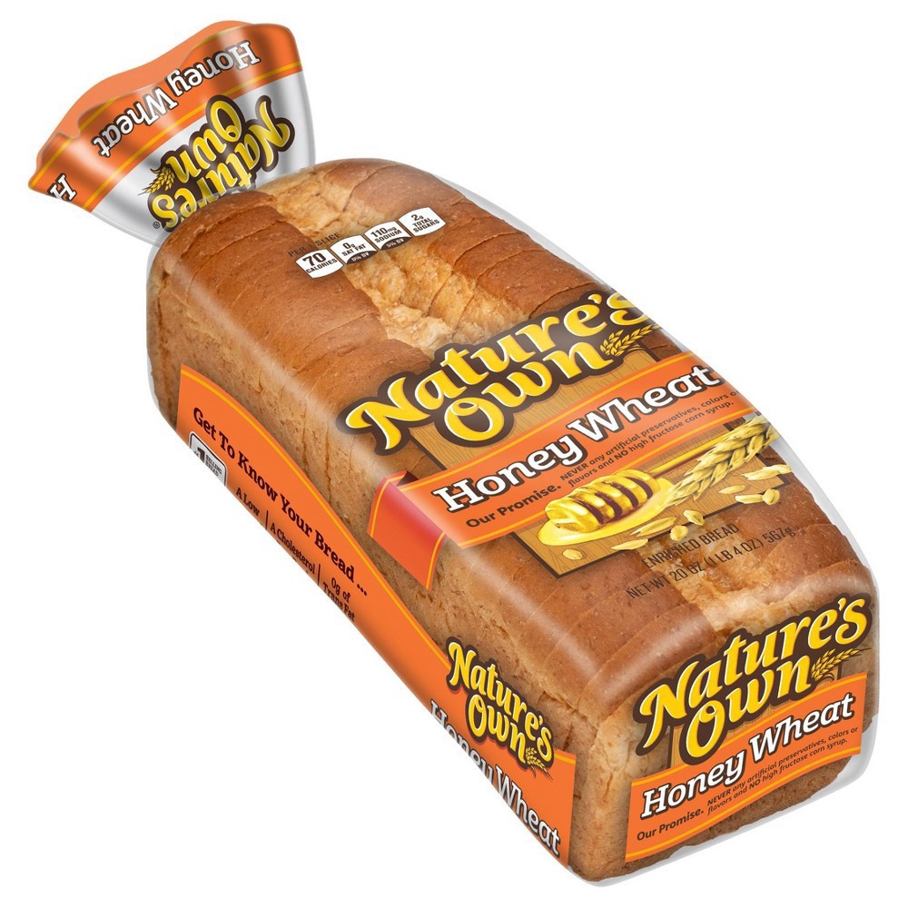 slide 5 of 13, Nature's Own Bread, 20 oz