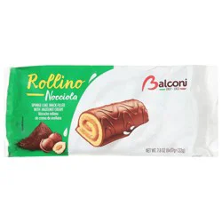 Balconi Rollino Nocciola Sponge Cake 6 ea