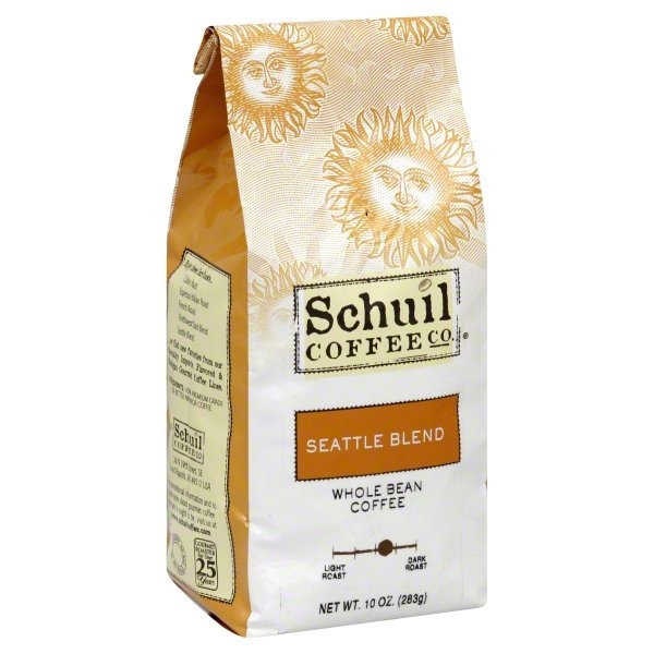 slide 1 of 1, Schuil Coffee Co. Seattle Blend Dark Roast Whole Bean Coffee - 10 oz, 10 oz