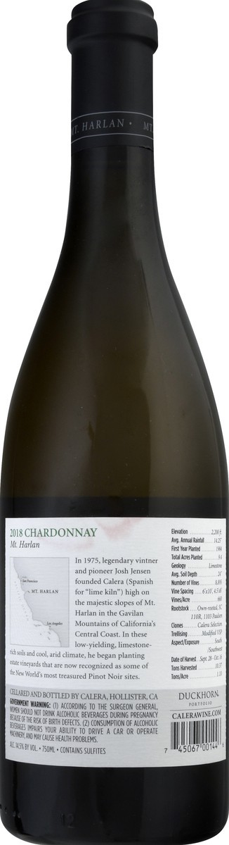 slide 8 of 11, Calera Mt. Harlan Chardonnay, 750 ml