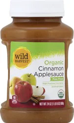 Wild Harvest Cinnamon Organic Applesauce