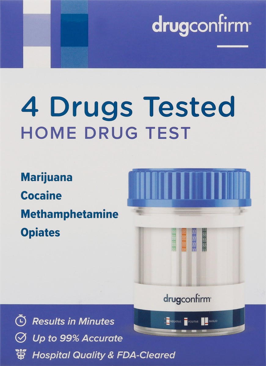 slide 4 of 9, Drugconfirm 4 Drugs Tested Home Drug Test 1 ea Box, 1 ct