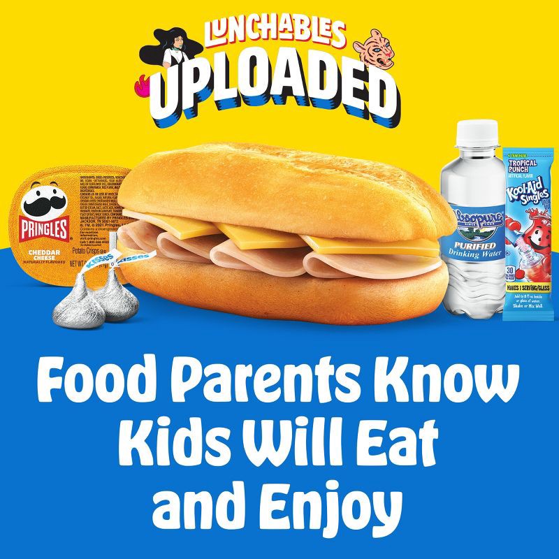 slide 8 of 11, Lunchables 6-Inch Turkey & Cheddar Cheese Sub Sandwich - 15oz, 15 oz