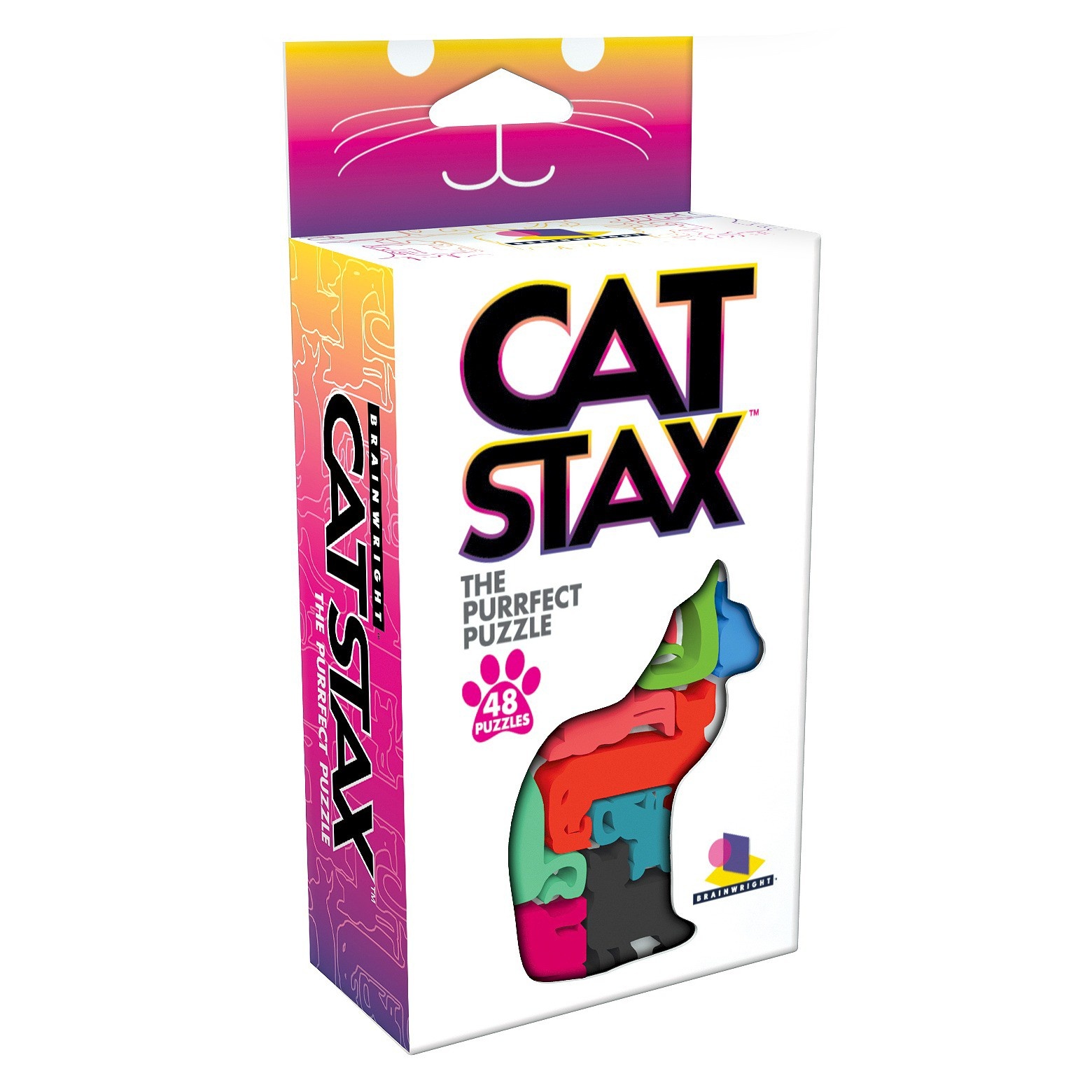 slide 1 of 1, Brainwright Cat Stax: The Perfect Puzzle, 1 ct