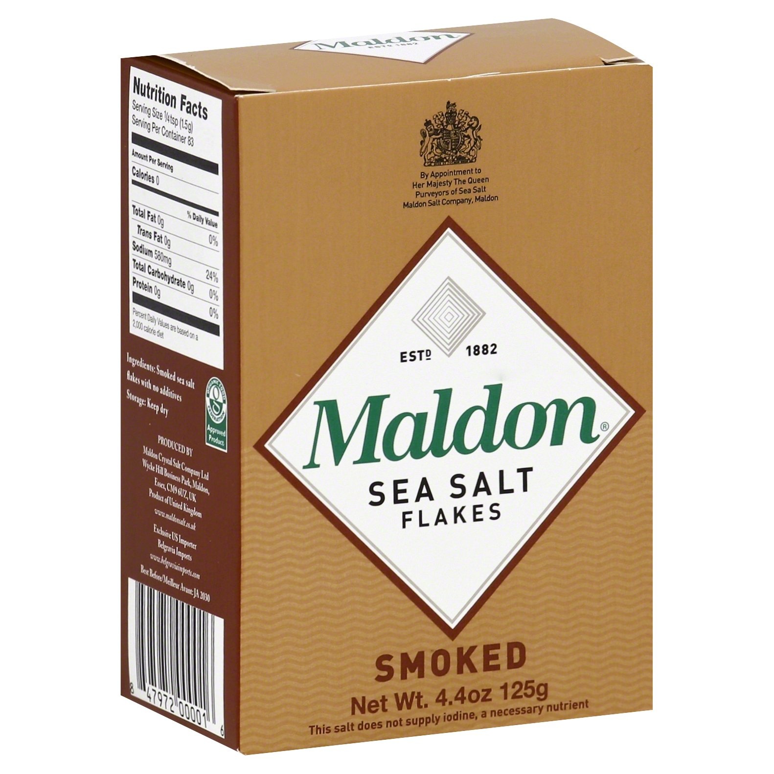 slide 1 of 1, Maldon Smoked Sea Salt Flakes, 4.4 oz