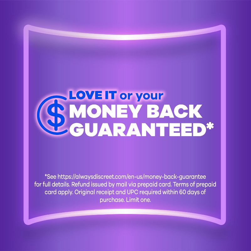 slide 8 of 10, Always Discreet Adult Postpartum Incontinence Underwear for Women - Maximum Protection - XL - 15ct, 15 ct