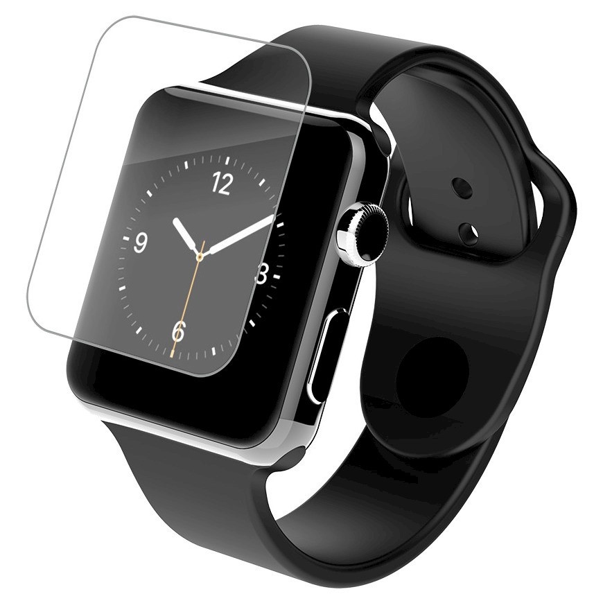 slide 1 of 3, Zagg Apple Watch InvisibleShield - HD, 38 mm