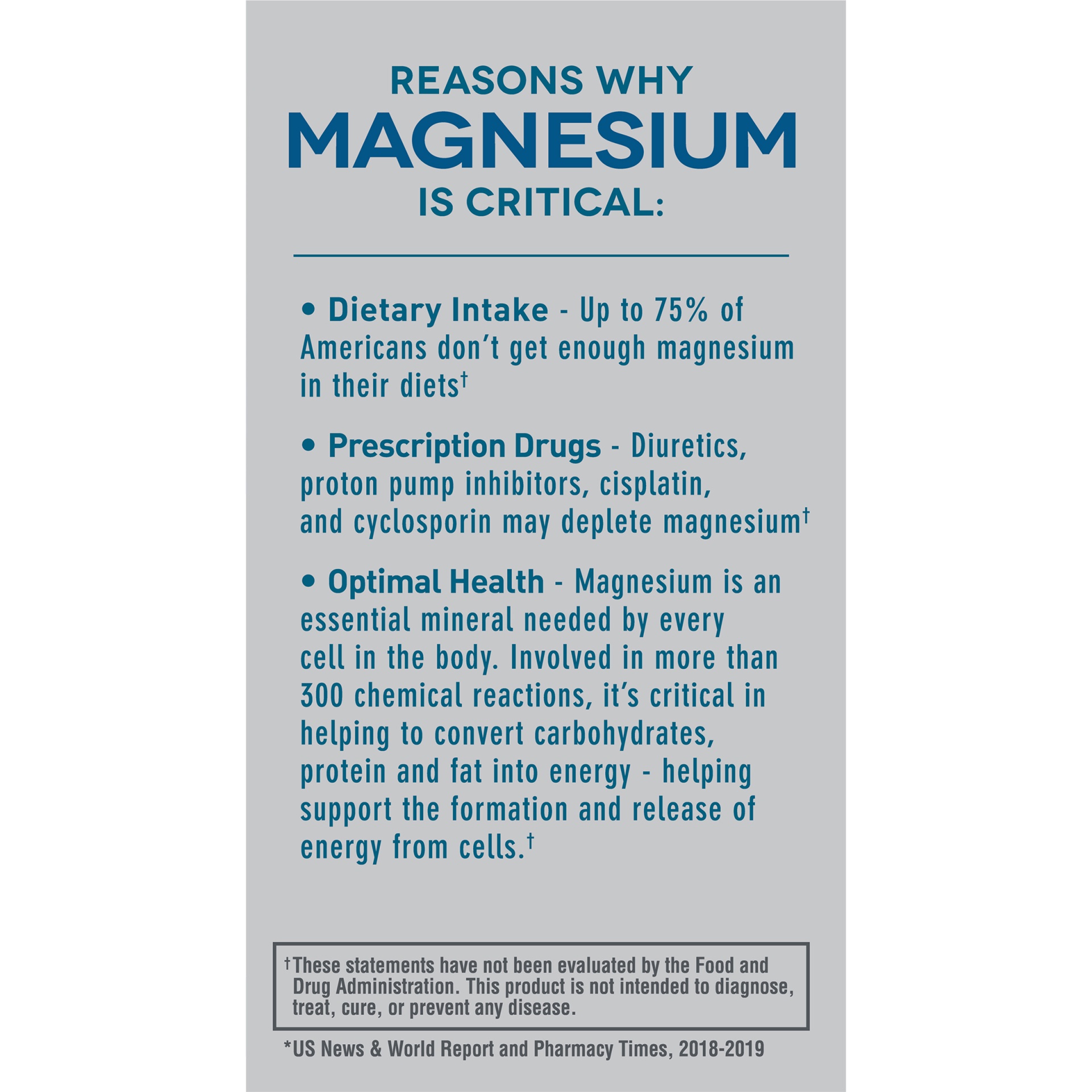 slide 5 of 7, Mag-Ox 400 Magnesium Mineral Dietary Supplement Tablets, 483 mg Magnesium Oxide, 60 Count, 60 ct