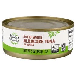 Nature's Promise Solid White Albacore Tuna in Water