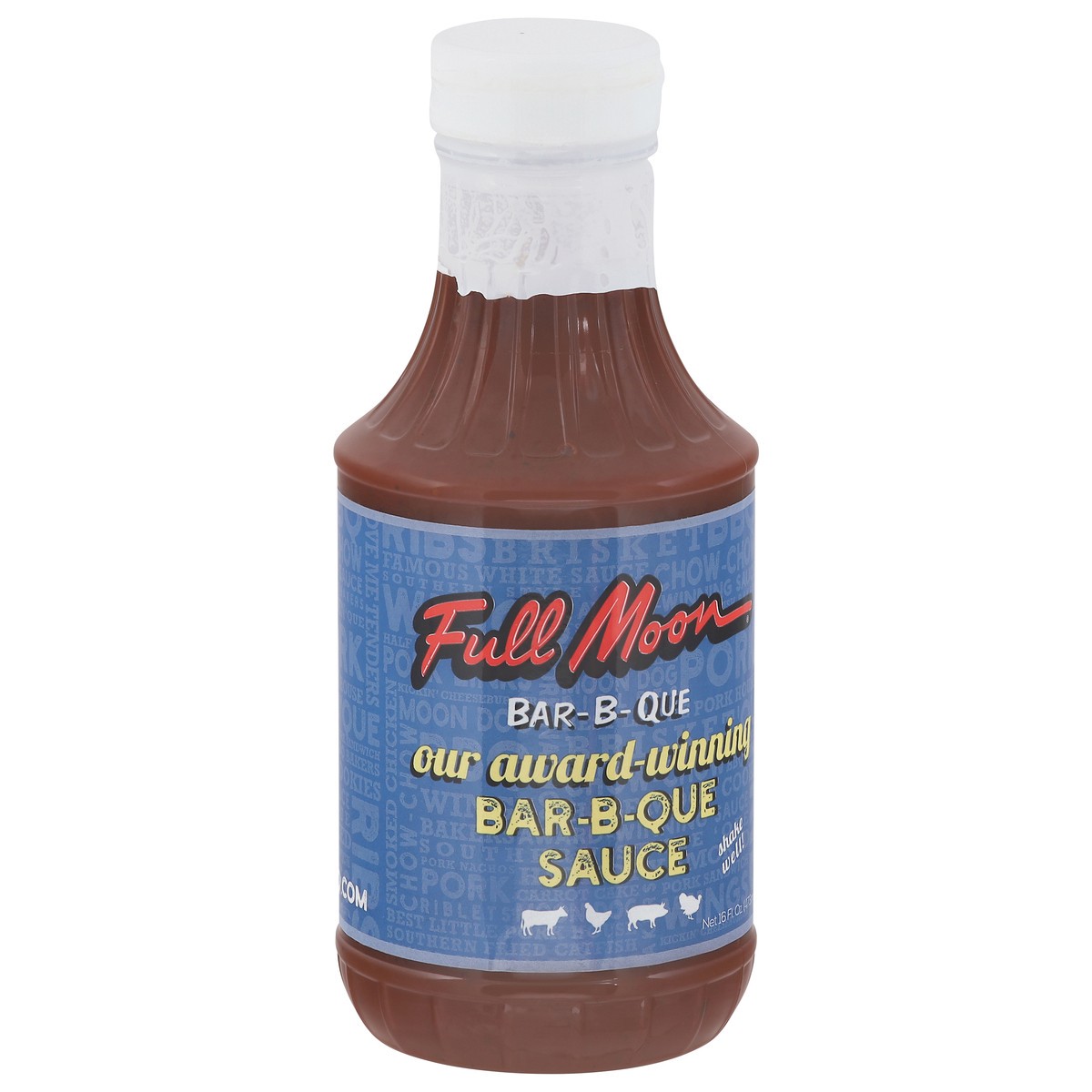 slide 12 of 13, Full Moon Bar-B-Que Sauce 16 fl oz, 16 fl oz