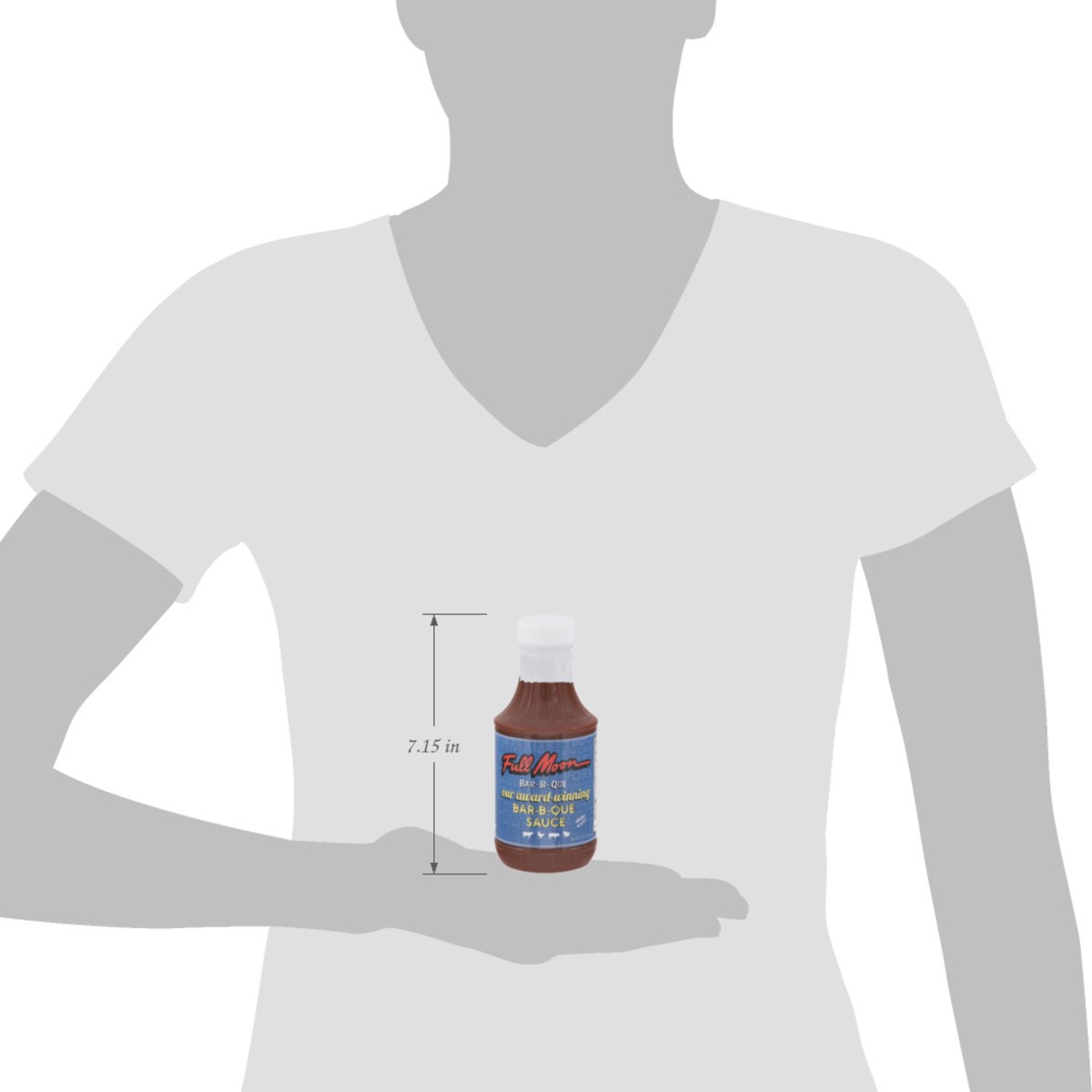 slide 11 of 13, Full Moon Bar-B-Que Sauce 16 fl oz, 16 fl oz