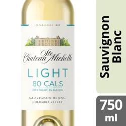 Ste Chateau Michelle Light 80 Cals Sauvignon Blanc 750 ml