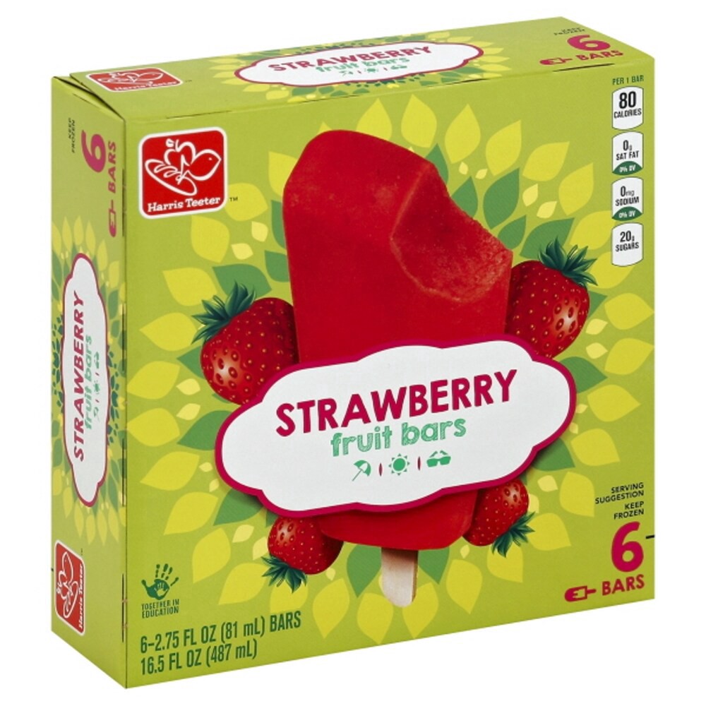 slide 2 of 2, Harris Teeter™ Strawberry Fruit Bars, 6 ct