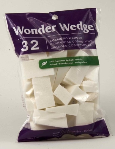 slide 1 of 1, Wonder Wedge Cosmetic Wedges, 32 ct