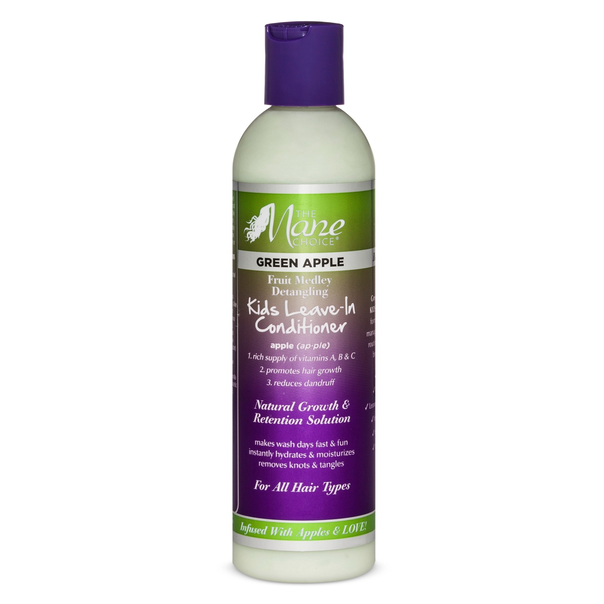 slide 1 of 3, The Mane Choice Green Apple Kids Leave In Conditioner - 8 fl oz, 8 fl oz