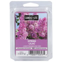 Candle-Lite Spring Lilac Highly Scented Wax Cubes, 2.5 oz
