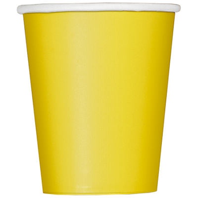 slide 1 of 1, Unique Industries Sun Yellow Cups, 14 ct; 9 oz