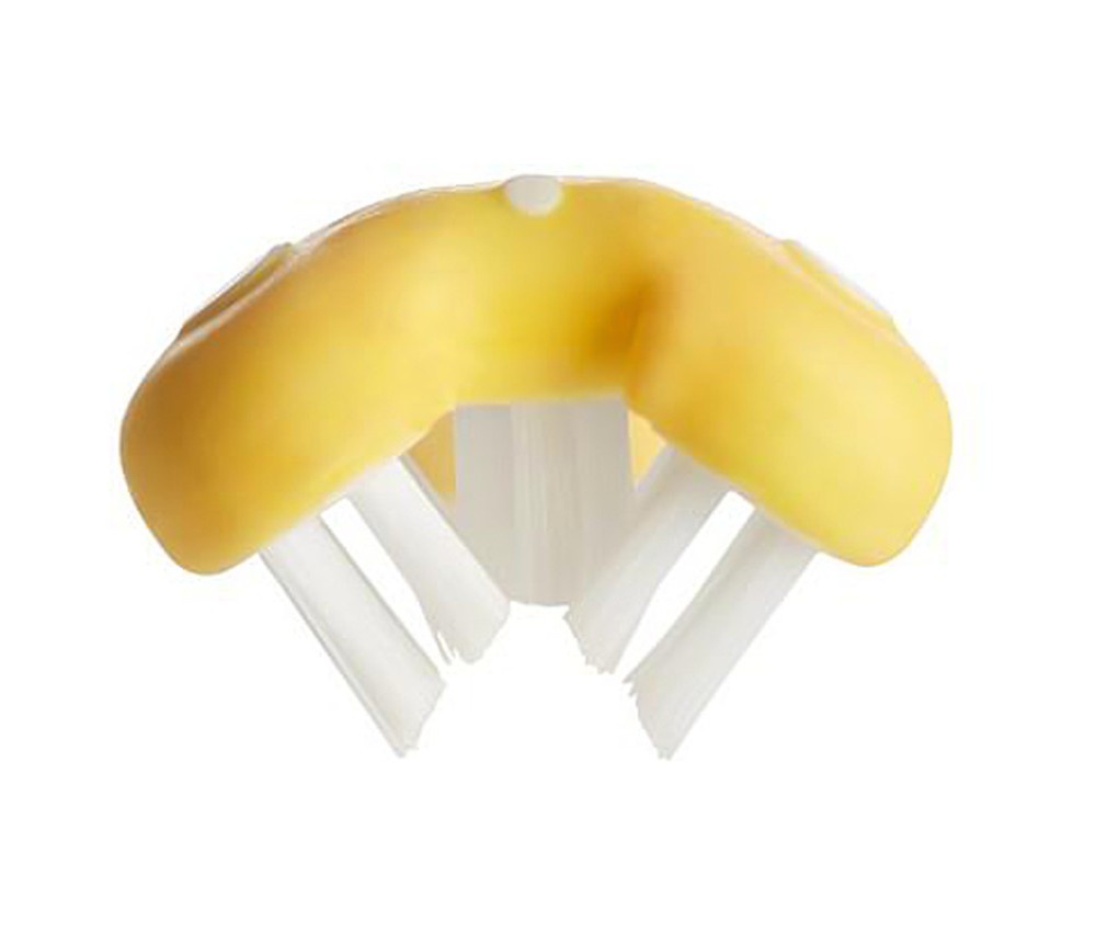 slide 7 of 7, Fridababy SmileFrida The ToothHugger Yellow, 1 ct