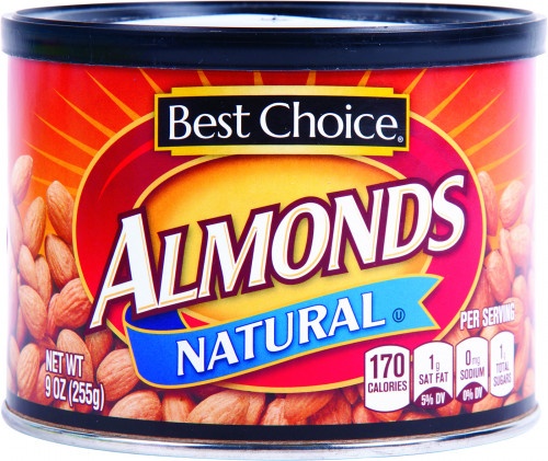 slide 1 of 1, Best Choice Natural Almonds, 9 oz