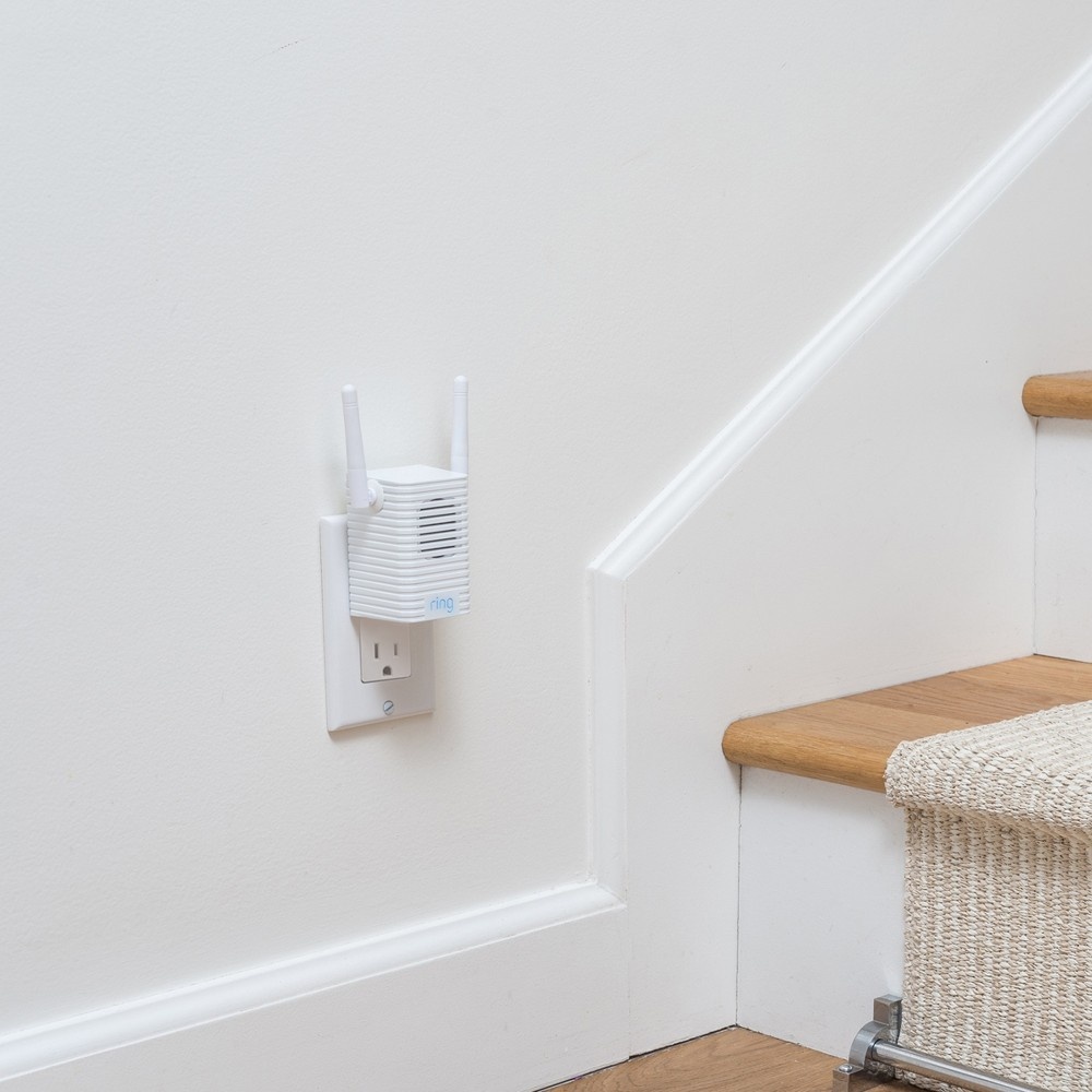 slide 4 of 5, Ring Chime Pro Wi-Fi Extender and Indoor Chime for Ring Devices - White, 1 ct