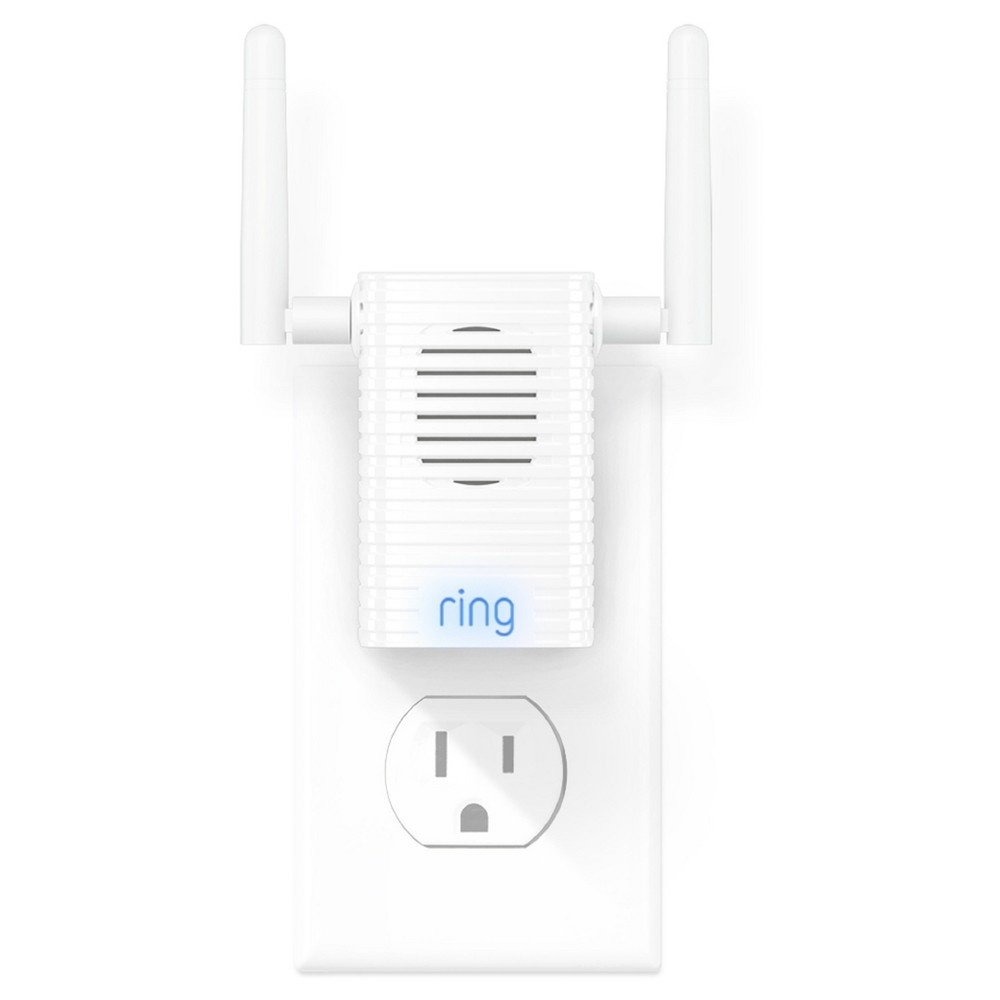 slide 5 of 5, Ring Chime Pro Wi-Fi Extender and Indoor Chime for Ring Devices - White, 1 ct