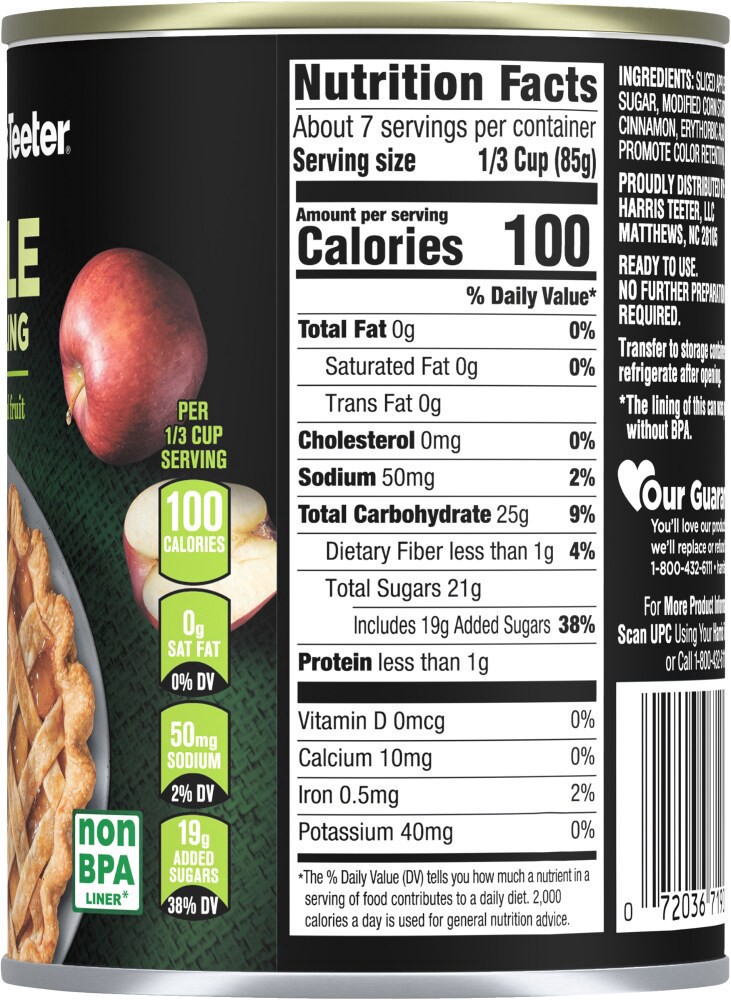 slide 4 of 4, Harris Teeter™ Apple Pie Filling, 21 oz