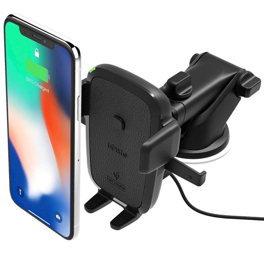slide 3 of 6, Easy One Touch 4 Wireless Qi Fast-Charging Car Mount, 1 ct