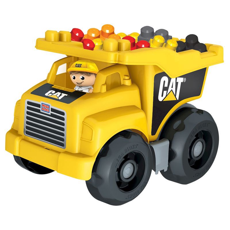 Mega Bloks Cat Large Dump Truck Building Toy 25pcs 25 Ct Shipt