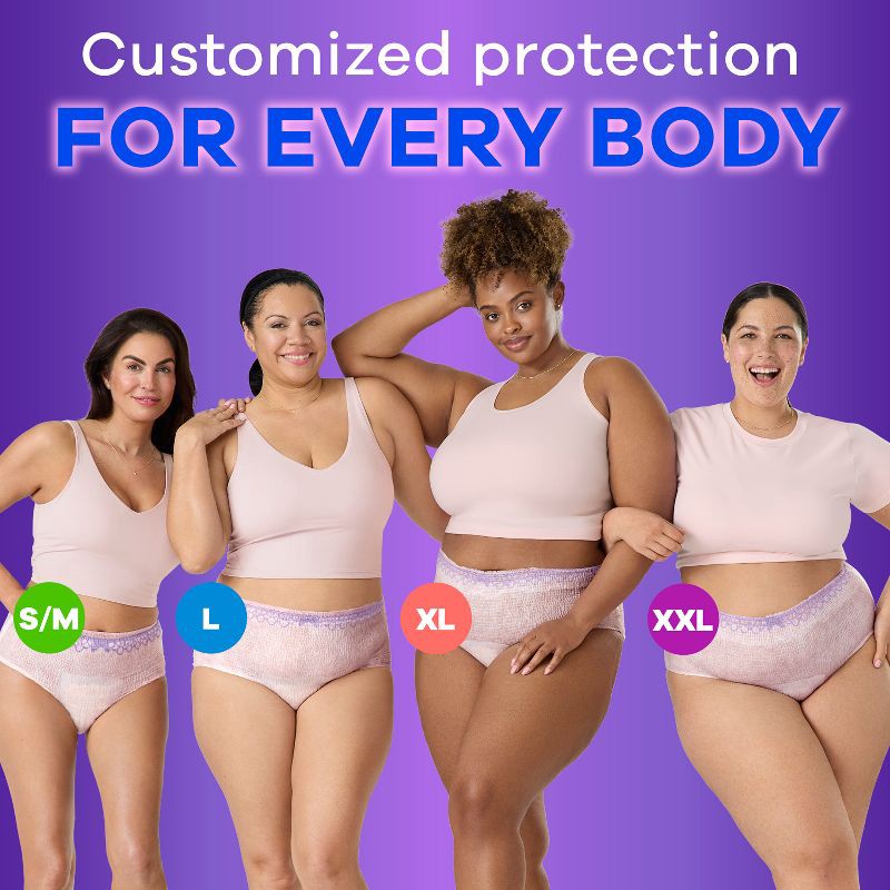 slide 4 of 10, Always Discreet Adult Postpartum Incontinence Underwear for Women - Maximum Protection - S/M - 32ct, 32 ct