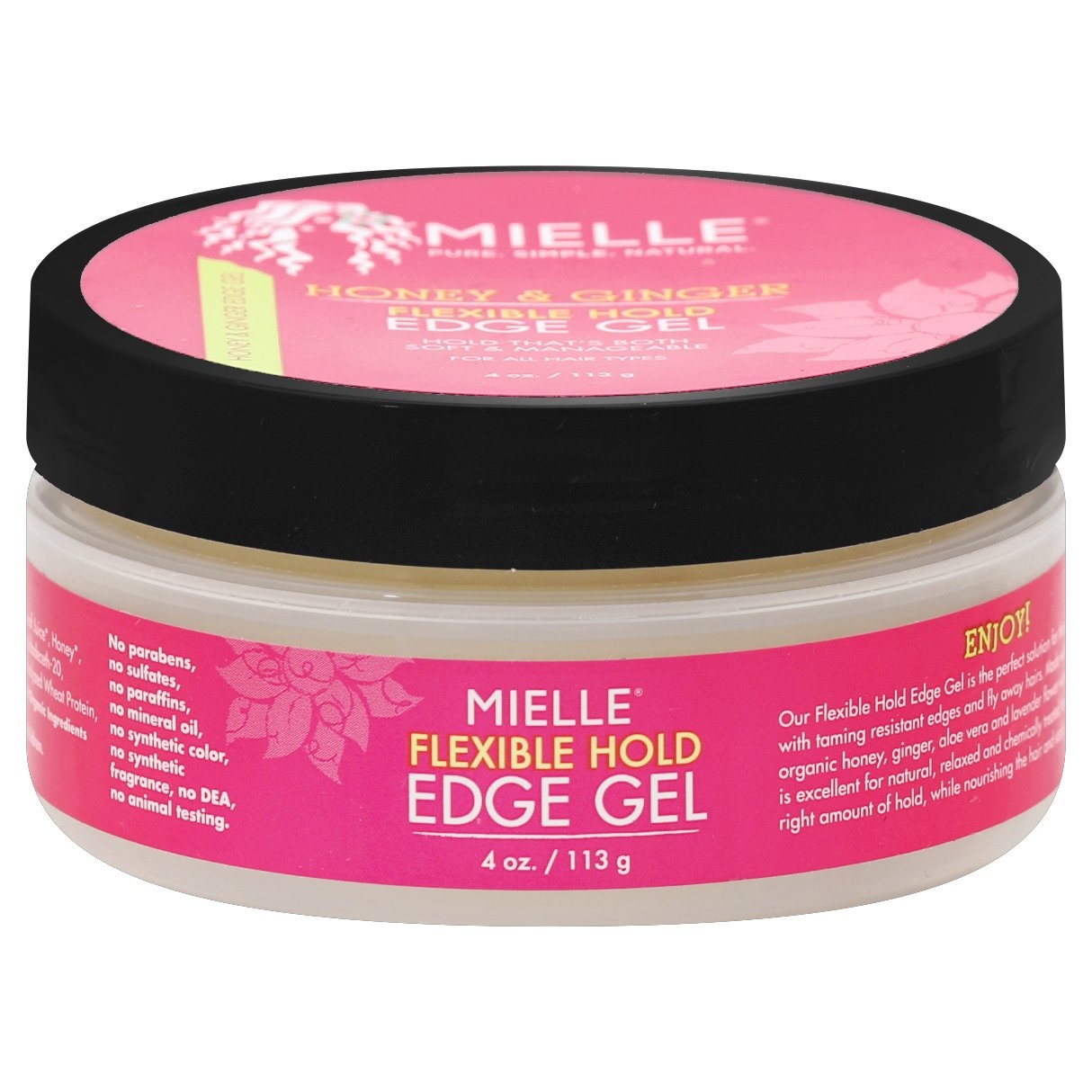 slide 1 of 1, Mielle Organics Honey & Ginger Edge Gel, 4 oz