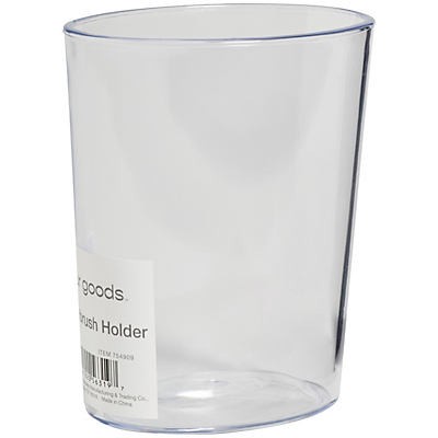 slide 1 of 1, our goods Toothbrush Holder - Clear, 1 ct