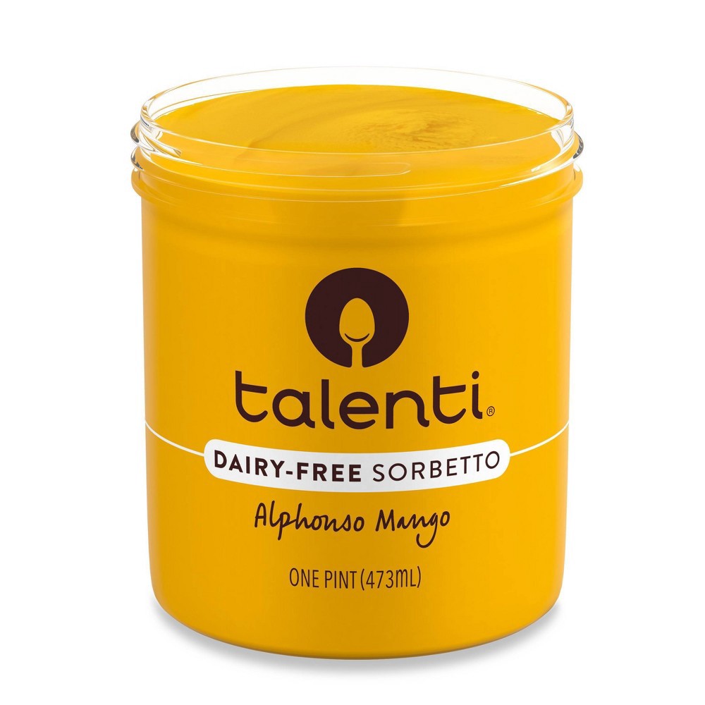 slide 4 of 8, Talenti Sorbetto Dairy-Free Alphonso Mango, 16 oz