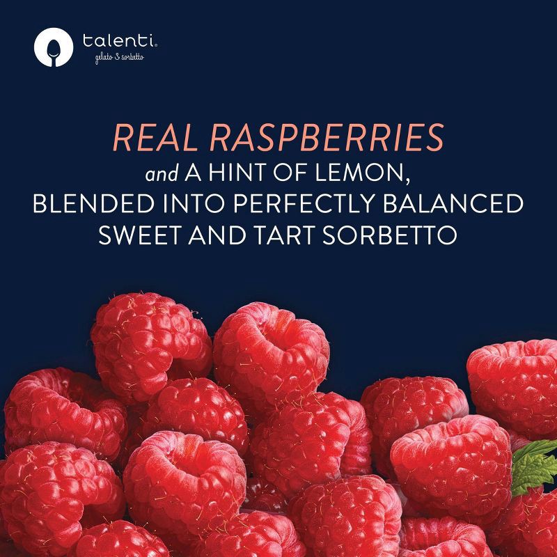 slide 5 of 8, Talenti Dairy-Free Frozen Roman Raspberry Sorbetto - 16oz, 16 oz