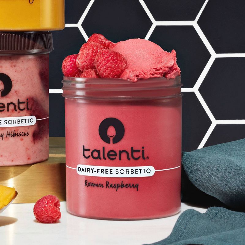 slide 7 of 8, Talenti Dairy-Free Frozen Roman Raspberry Sorbetto - 16oz, 16 oz