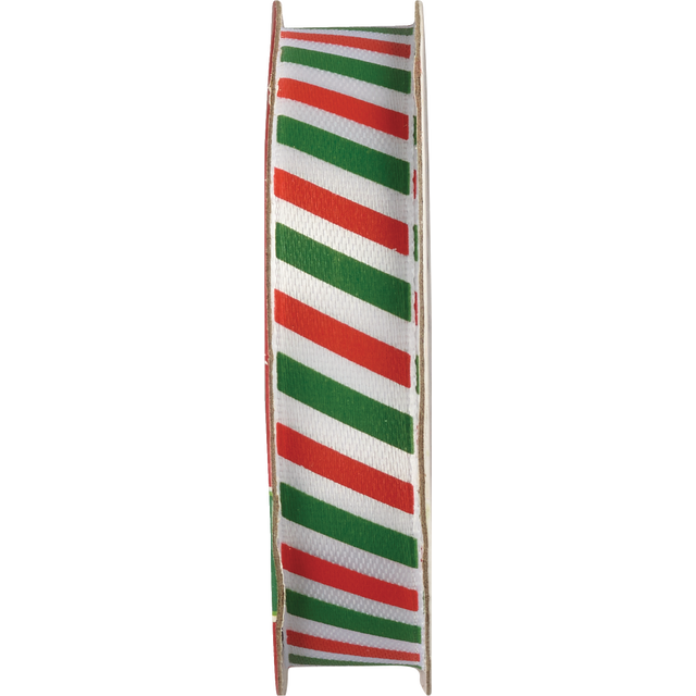slide 1 of 1, SANTAS STUDIO X-Mas Ribbon .6 In X 8.8 Ft, 1 ct