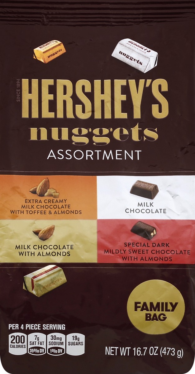 slide 5 of 5, Hershey's Nuggets Assorted Family Bag, 16.7 oz