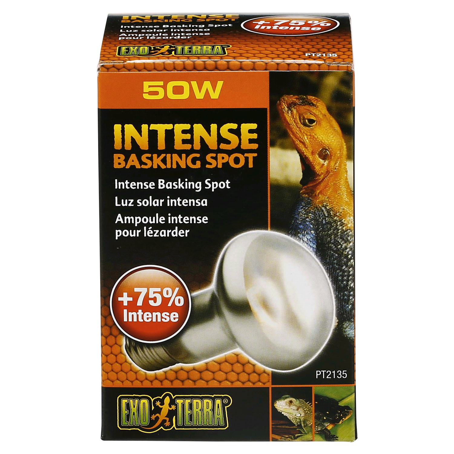 slide 1 of 1, Exo Terra Intense Basking Spot Lamp, 50 Watts, 50 w