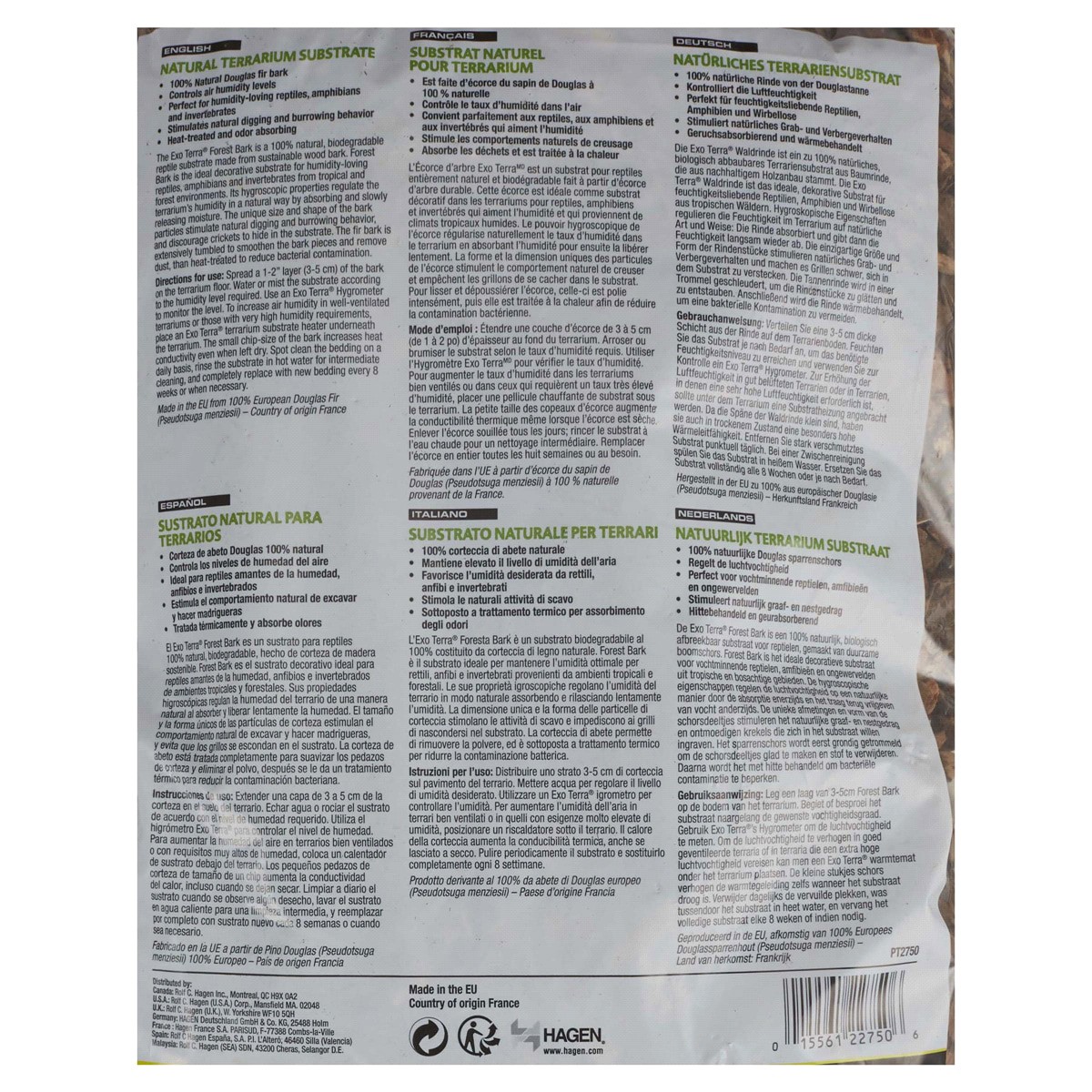 slide 2 of 2, Exo Terra Forest Bark, 4 qt