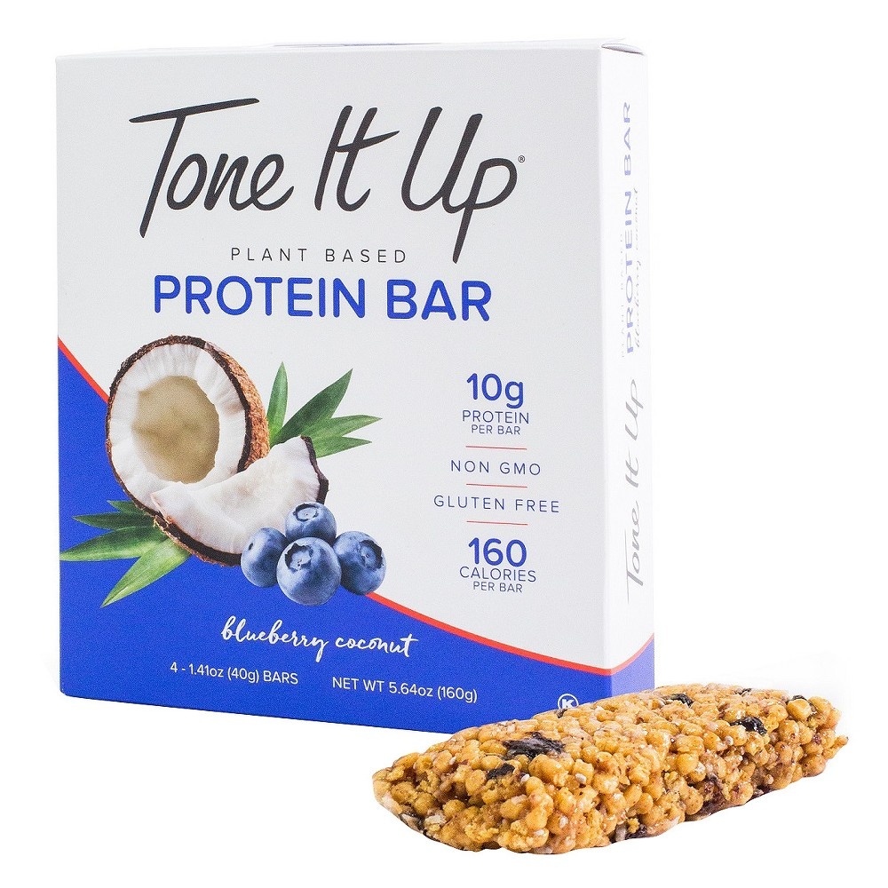 slide 5 of 5, Tone It Up Protein Bar - Blueberry Coconut, 4 ct