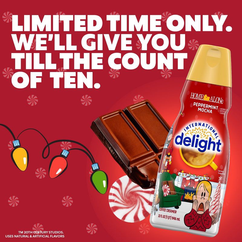 slide 4 of 12, International Delight Peppermint Mocha Coffee Creamer - 1qt (32 fl oz), 1 qt, 32 fl oz