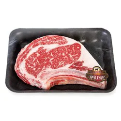 Market District Angus Beef Prime Rib Steak Semi Boneless
