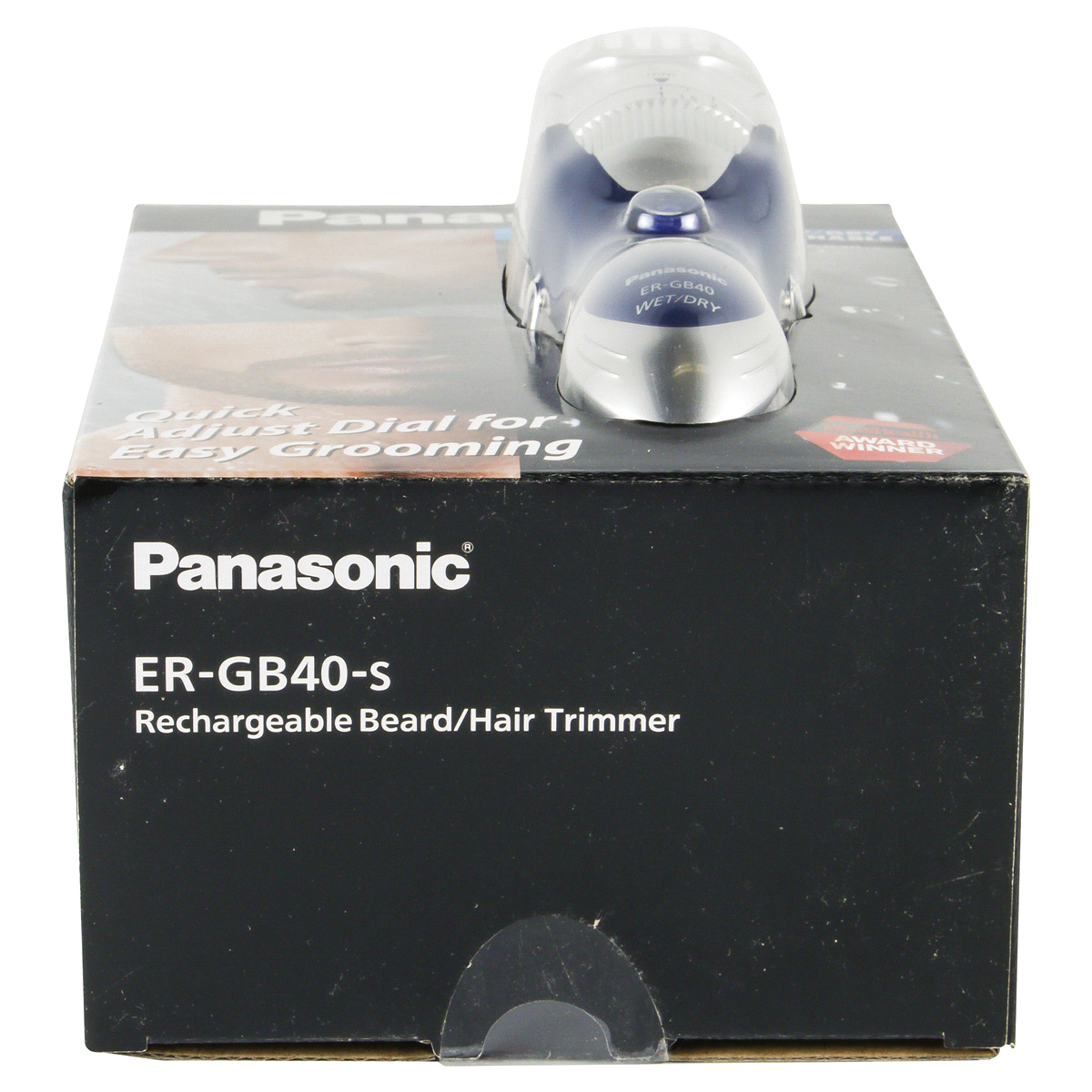 slide 7 of 11, Panasonic Hair-Beard & Body Wet & Dry Men's Rechargeable Electric Trimmer - ER-GB40-S, 1 ct