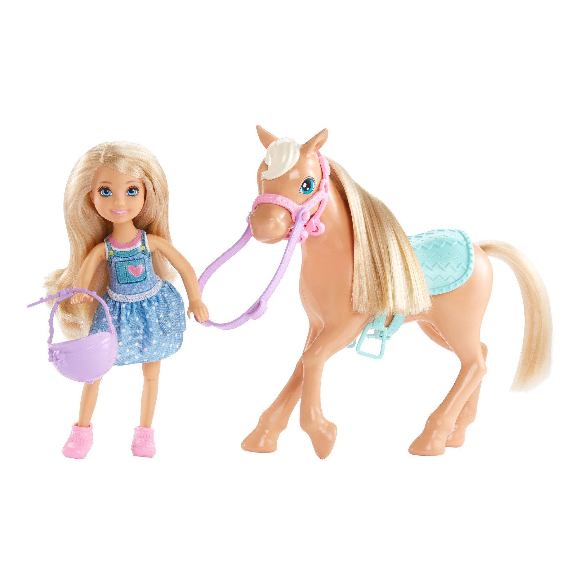 slide 1 of 8, Barbie Chelsea Doll & Pony Playset, 1 ct