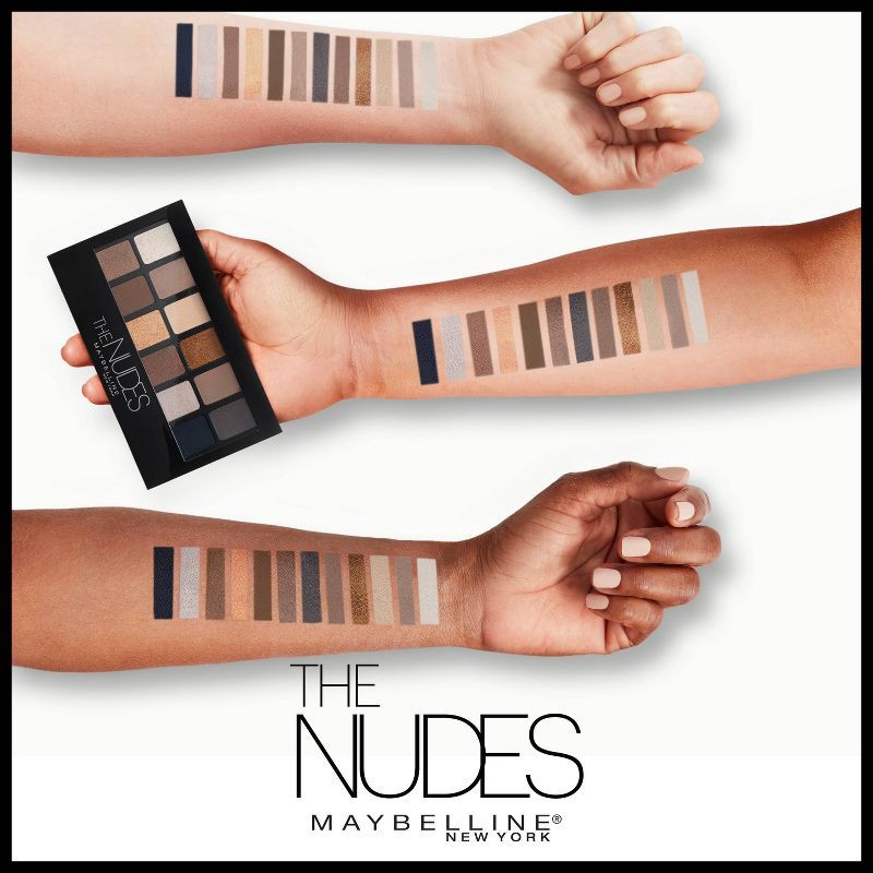 slide 6 of 9, Maybelline The Blushed Nudes Eye Shadow - Palette 20 - 0.34oz, 20 x 0.34 oz